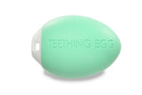Teething Egg Baby Toy Soothes Sore Gums Blue Mint Pink Yellow Grey or Lavender