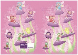 NEW Spencil Fairy Tea Party Exercise School Book Cover A5