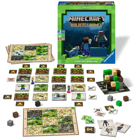 Ravensburger Minecraft Builders & Biomes Strategy Board Game