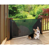 Dreambaby Retractable Black Security Baby Pet Safety Gate 140cm