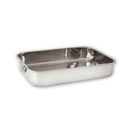 Stainless Steel Oven Roasting Roast Pan Baking Tray 350 x 260 x 60mm