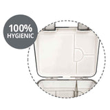 NEW My Family Easy Clean Bento Sectioned Lunch Box Clear BPA Free
