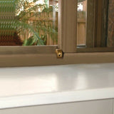 Dreambaby Brass Sliding Window Locks 2PK fits vertical & horizontal windows
