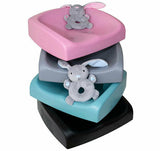 Toosh Coosh Soft Portable Child Toddler Booster Seat Charcoal Grey Pink or Teal