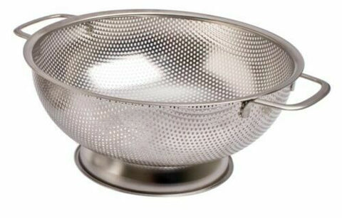 Stainless Steel Perforated Colander Strainer - 25.5cm - D.Line