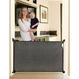 *OFFER* Dreambaby Black Retractable Baby Pet Safety Gate & Spacers 140cm