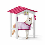 New Schleich Horse Stall Stable with Lusitano Mare Horse Pony Club 42368