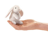 Folkmanis Mini Lop Ear Eared Bunny Rabbit Finger Puppet Plush Soft Toy 2745