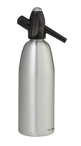 1Ltr Silver Soda Syphon Charger Stream Siphon