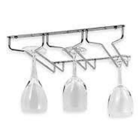 Avanti Stemmed Wine Glass Rack Triple Row 28cm, Hanging Stemmed Bar Tools