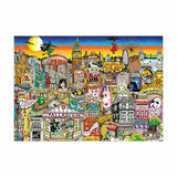 New Sure Lox Charles Fazzino Pop Art Getting Cheekie On The Queue Puzzle 300 Pc