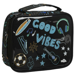 NEW Spencil Good Vibes Sport Surf Music School Insulated Lunch Bag Box
