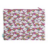 NEW Spencil A4 Rainbow Cloud Dream Big Large Zipped Pencil Case with Name Label