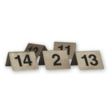 Stainless Steel "A" Frame Table Numbers 1 - 10