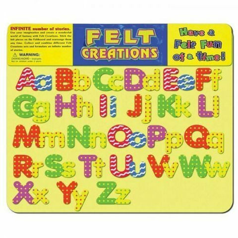 Felt Creations Alphabet Letters Puzzle Felt Board
