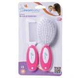 Dreambaby Deluxe Baby Brush & Comb Set Pink