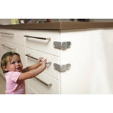Dreambaby Silver Angle Lock 2 PK Appliances Corner Cabinet Drawer Baby