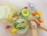 Improved KiddiKutter Cuts Food Not Fingers Childrens Kids Safety Knife