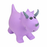 Happy Hopperz Purple Triceratops Dinosaur Inflatable Hopper Bouncer Toy 12m+