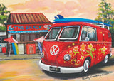 Blue Opal Jenny Sanders The Shack Kombi Combi 1000 Pc Deluxe Puzzle Jigsaw