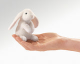 Folkmanis Mini Lop Ear Eared Bunny Rabbit Finger Puppet Plush Soft Toy 2745