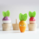 New Le Toy Van Petilou Stacking Veggies Set 3 Vegetables Toddler Wood Wooden Toy