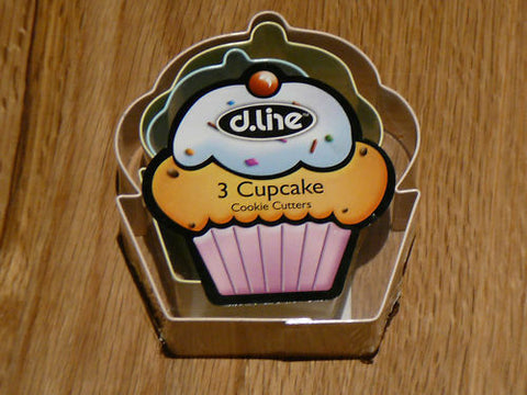 Cupcake Cookie Cutter Set Of 3