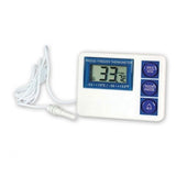 Digital Fridge / Freezer Thermometer Waterproof Sensor High / Low Alarm
