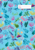 NEW Spencil Magical Mermaid III Under the Sea Coral Design A4 School Book Cover