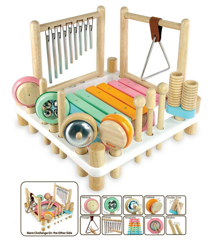 I'm Toy Melody Mix Pastel Childrens Wooden 10 Music Activities Musical Toy
