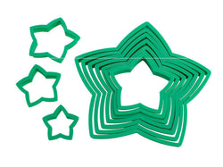 New AVANTI Star Christmas Tree Cookie Cutters 10 Piece Set