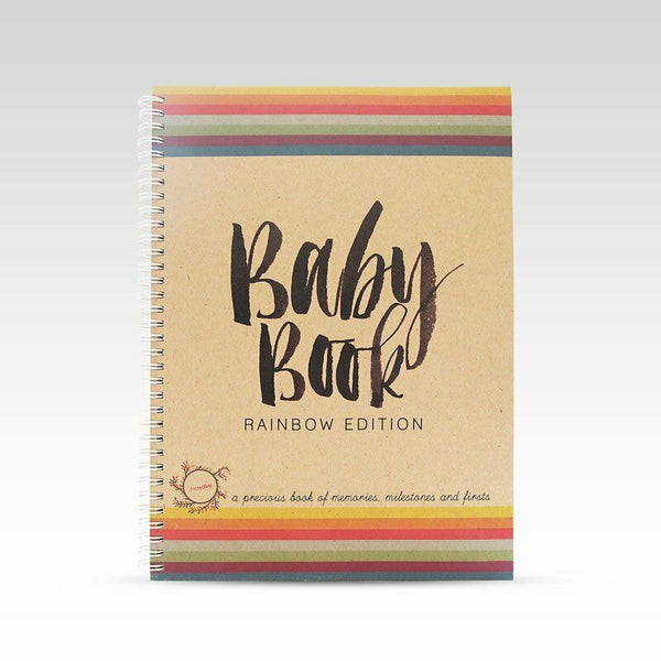 NEW Rhicreative Rainbow Baby Book Same Sex Parents Gift Memories Milestones