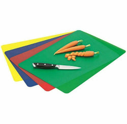 AVANTI Colour Coded Chopping Mats Flexible Cutting Boards Kitchenware 4 Pce set