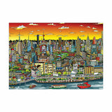 New Sure Lox Charles Fazzino Pop Art As Dusk Falls Over NYC Jigsaw Puzzle 300 Pc