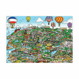 New Sure Lox Charles Fazzino Pop Art For The Love of France Jigsaw Puzzle 1000Pc