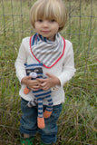 Apple Park Organic Farm Buddies Cotton Baby Bandana Bib Polka Dot & Stripes