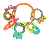 New Playgro My First Chewy Links Teether Rings Baby Toy