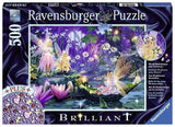 New Ravensburger Brilliant Fairy with Butterflies Gem Jigsaw Puzzle 500 Piece