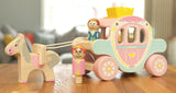 Indigo Jamm Princess Polly Horse & Carriage Wooden Wood Toy
