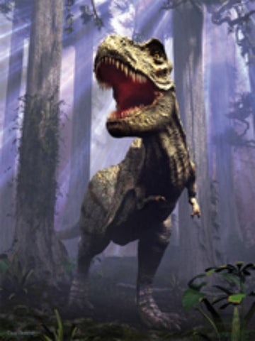 3D LiveLife Poster T-Rex Scene Tyrannosaurus Rex Trex 39.5 x 29.5cm