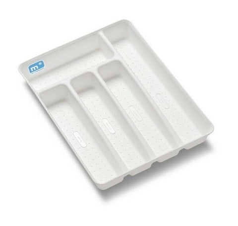 High Quality White Cutlery Tray 5 Compartment