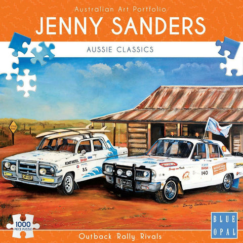 Blue Opal Jenny Sanders Outback Rally Rivals 1000 Piece Deluxe Puzzle Jigsaw