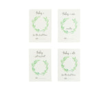 All4Ella Personalised Milestone Baby Cards White Keepsake Baby Shower Gift