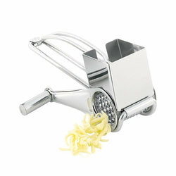 Avanti Stainless Steel Rotary Drum Cheese Grater Parmesan Chocolate