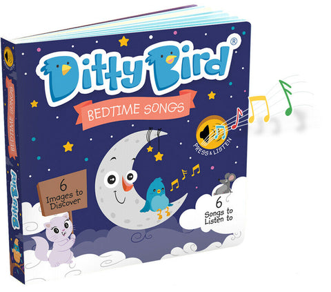 Ditty Bird Calming Bedtime Songs Musical Board Childrens Book Educational