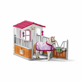 New Schleich Horse Stall Stable with Lusitano Mare Horse Pony Club 42368
