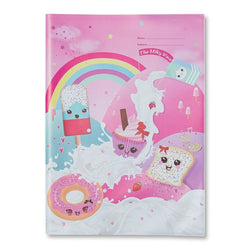 NEW Spencil Candyland I Cupcake Sweet Lollies Design A4 School Book Cover