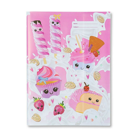 NEW Spencil Candyland II Cupcake Sweet Lollies Design A4 School Book Cover