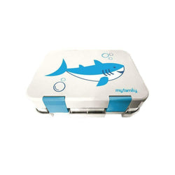NEW My Family Super Bento Sectioned Lunch Box Shark BPA Free