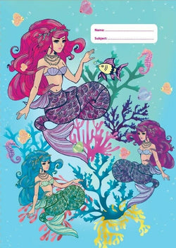 NEW Spencil Magical Mermaid II Design A4 School Book Cover